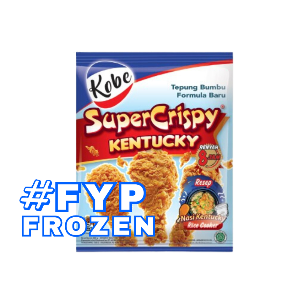 

KOBE TEPUNG BUMBU SUPER CRISPY KENTUCKY 200GR/TEPUNG AYAM SIAP PAKAI