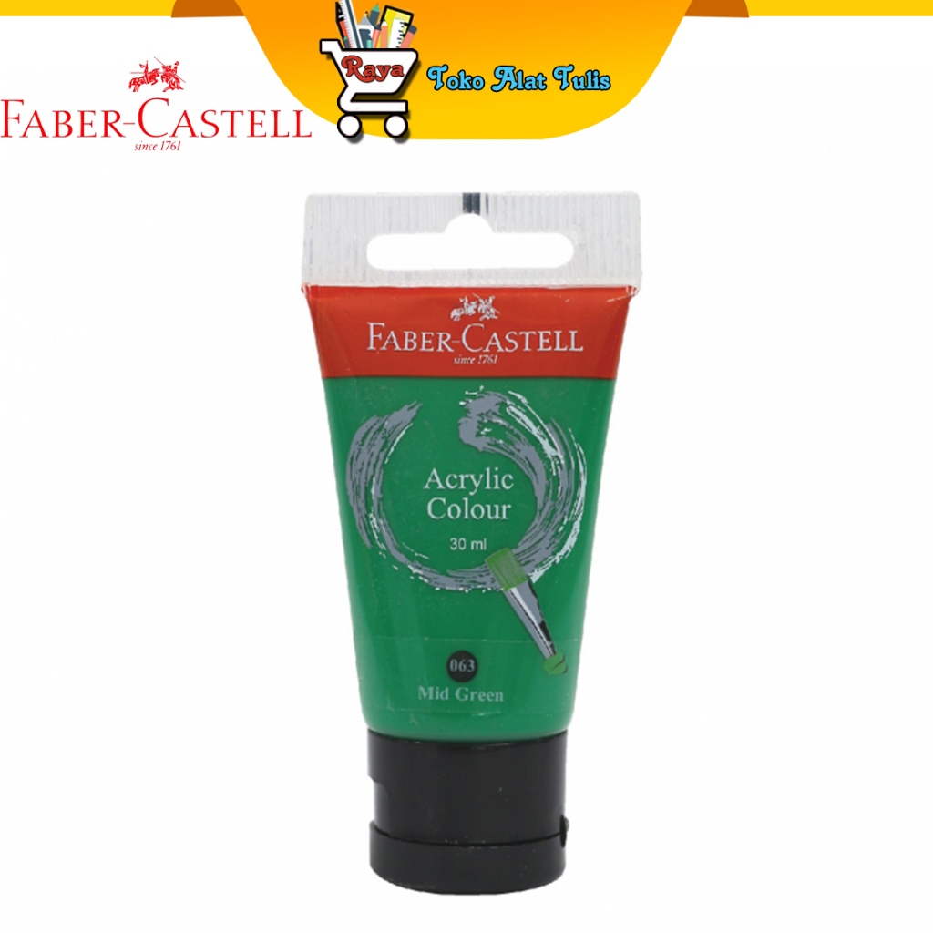 

Faber Castell Acrylic Colour 30ml MidGreen 1183063