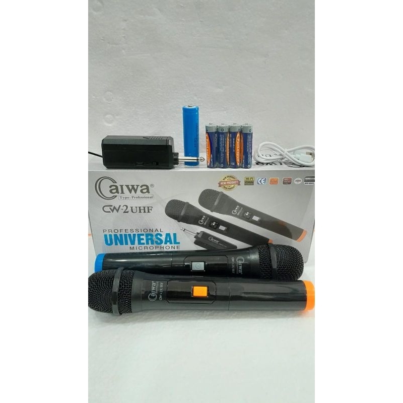 MIC WIRELESS AIWA CW 1 UHF ,MICROPHONE AIWA CW1 UHF ,MIC AIWA UHF ,MIC CAIWA CW 1 UHF