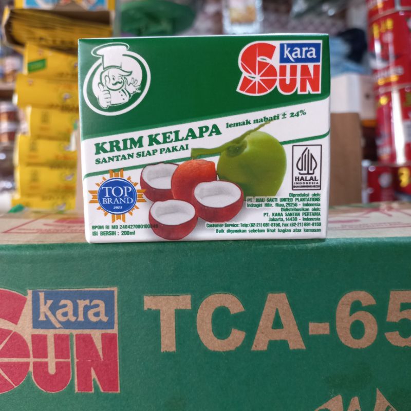 

SUN KARA KOTAK Santan Cair 200ml/SUN KARA