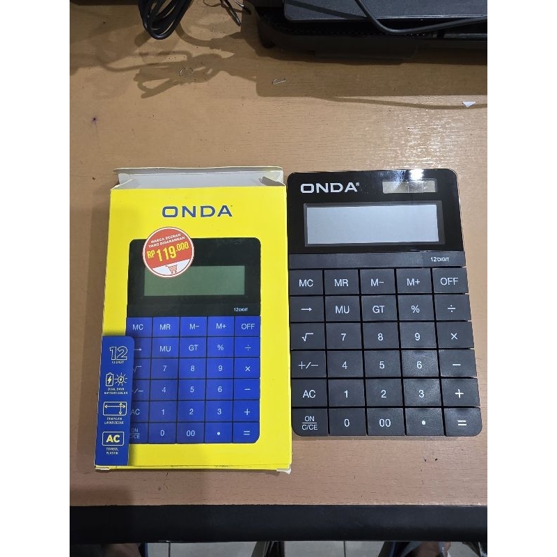 

Onda kalkulator 12 digit