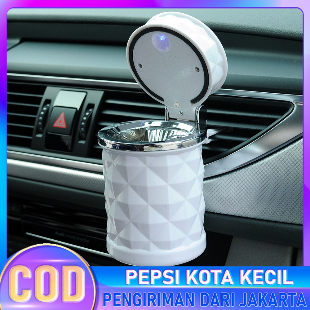 Car Ashtray Asbak LED Mini Mobil Asbak Rokok Mobil