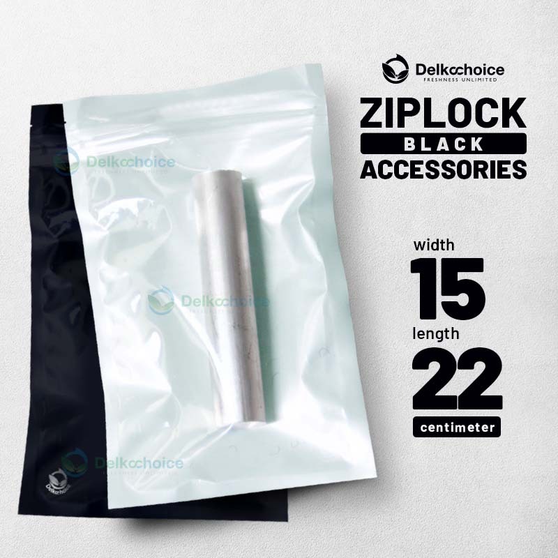 PLASTIK KLIP AKSESORIS ZIPLOCK PACKING KANTONG HP BAJU MASKER 15 x 22 Pearl Clear