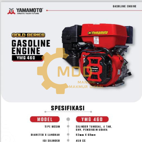 Mesin Penggerak YMG460 Bensin Gasoline Engine Yamamoto Gold/YAMAMOTO Gasoline Engine Gold Series YMG