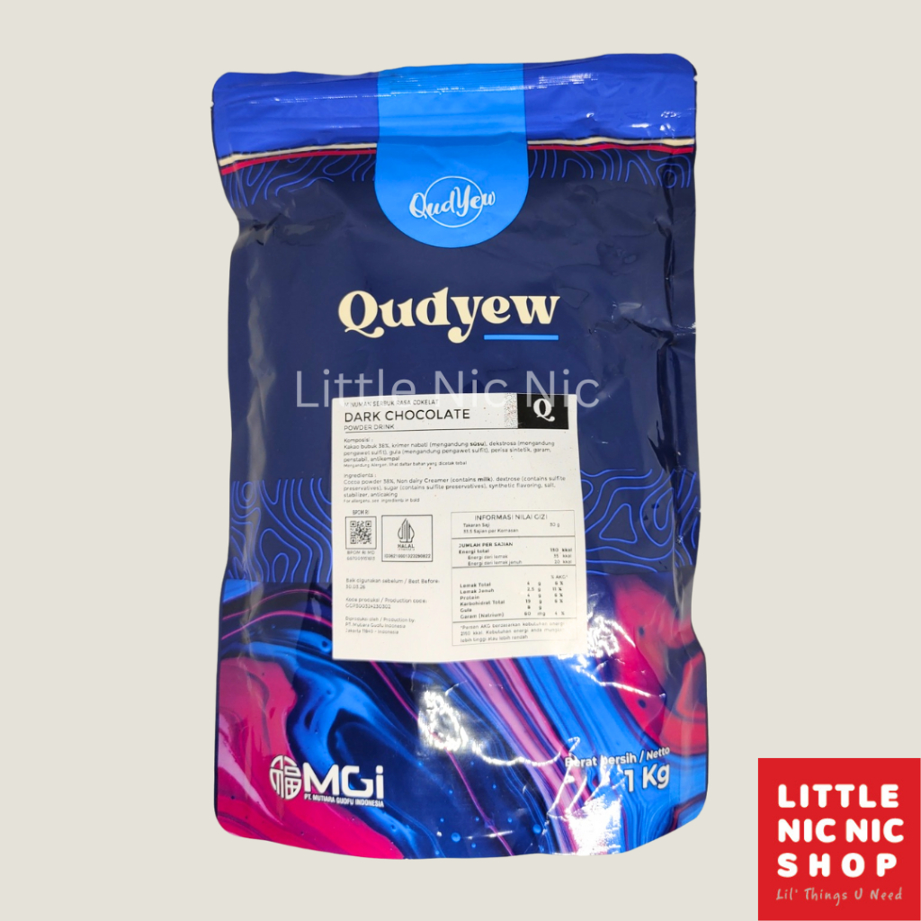

Qudyew Dark Chocolate powder 1 Kg bubuk minuman