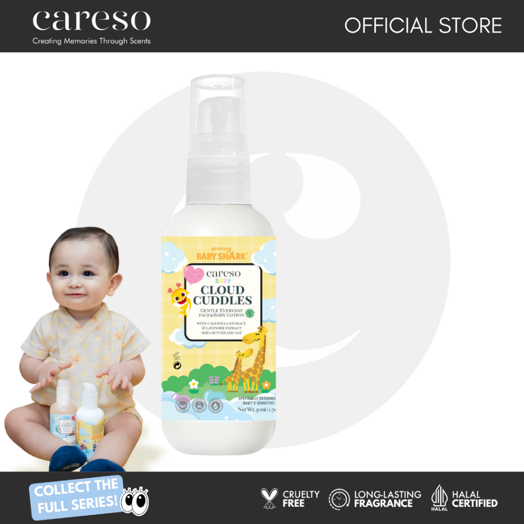 [TRAVEL SIZE] Careso Baby -  Face & Body Lotion - Cloud Cuddle  50ML