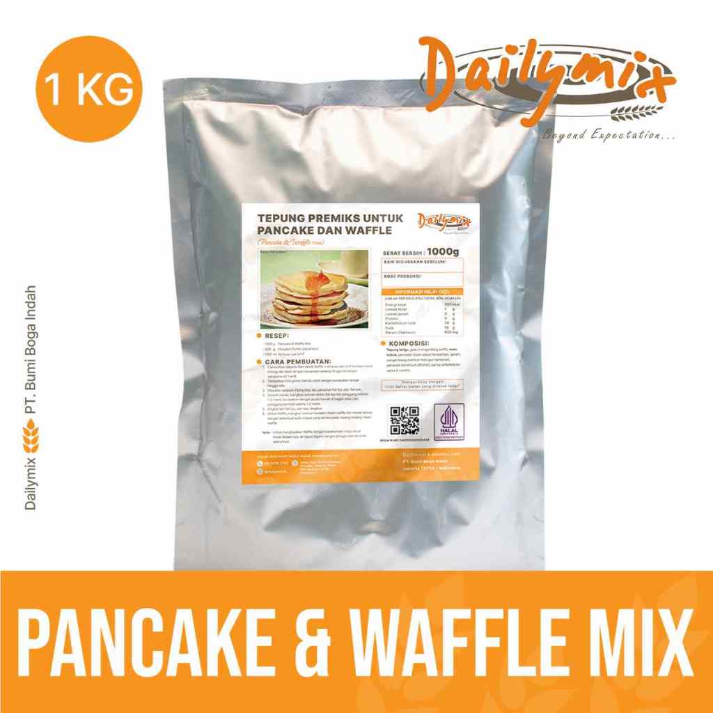 

( Dailymix ) Tepung Premix Pancake & Waffle Instant / Premix Belgian Waffle / Premix Pancake / Tepung Pancake Instant / Tepung Waffle Instant