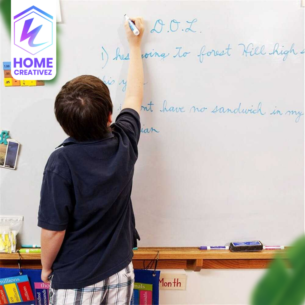 

Homecreativez-H&F Stiker Dinding Papan Tulis Whiteboard Flexible 200x45cm