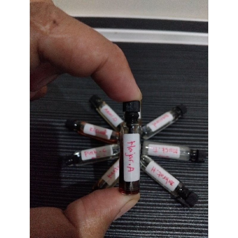 Tester Parfume Hajar Aswad Al Rehab kemasan 1 ml | Tester Al Rehab| Bibit Murni