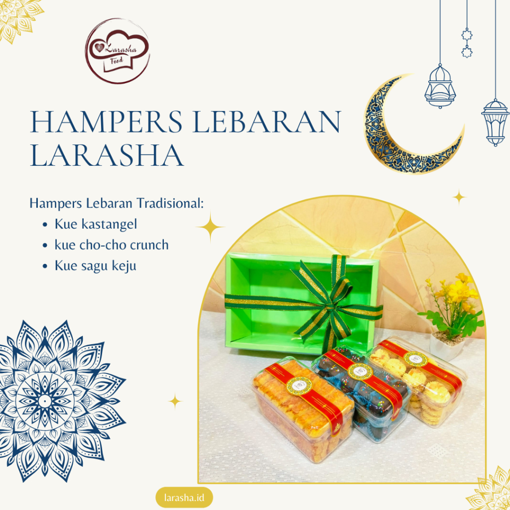 

Paket kue Lebaran Larasha/Hampers Lebaran Murah/Kue Kering Enak