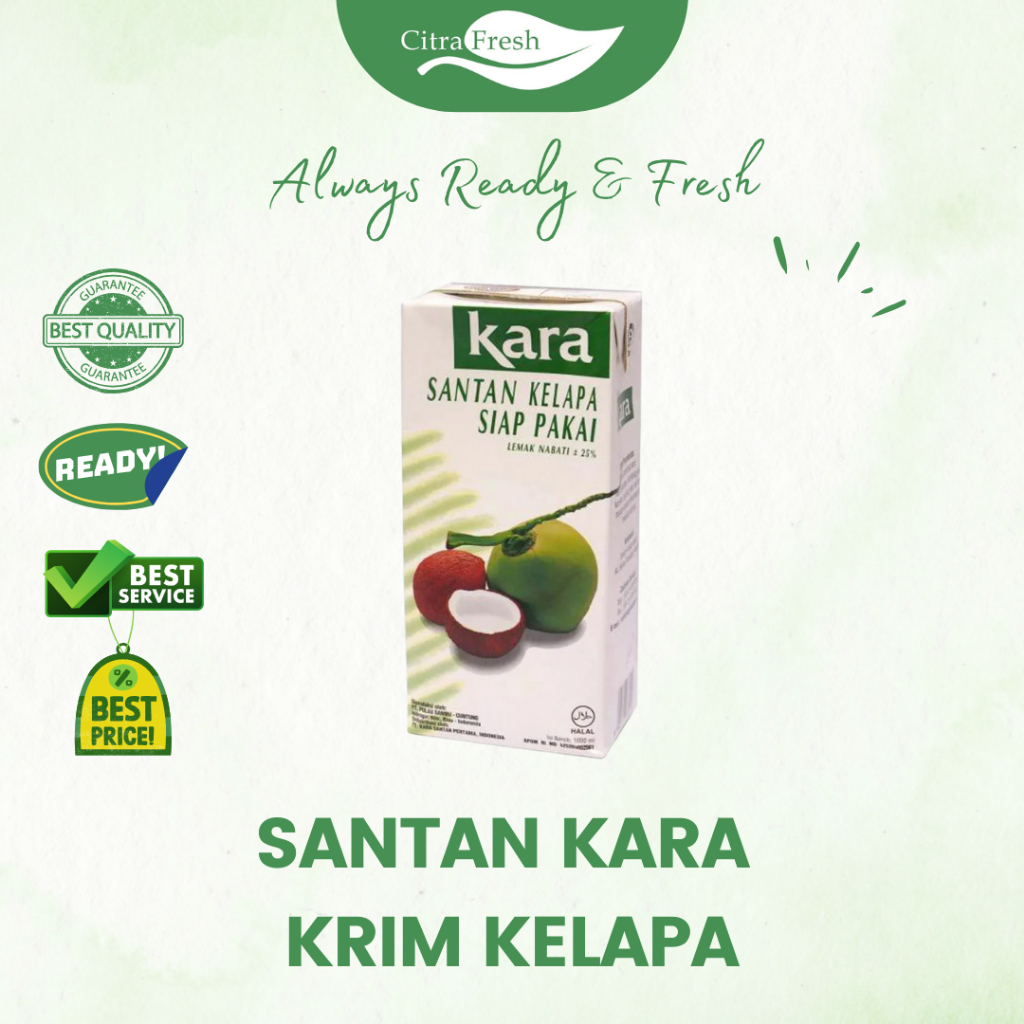 

CITRA FRESH Santan Kara Krim Kelapa 1000 ml - Selalu Ready dan Fresh