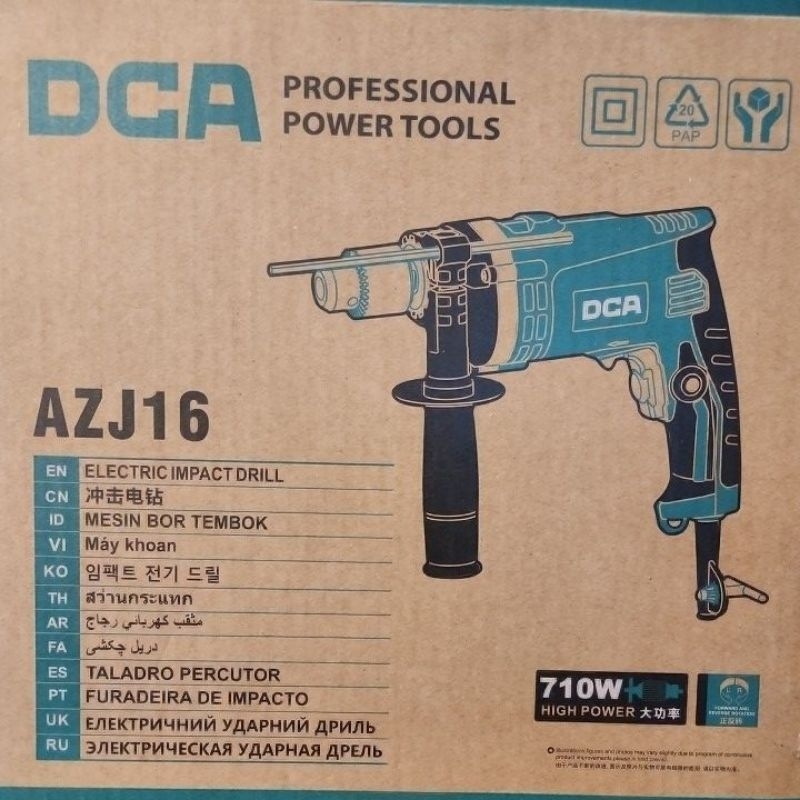 mesin bor tembok 16mm dca azj16