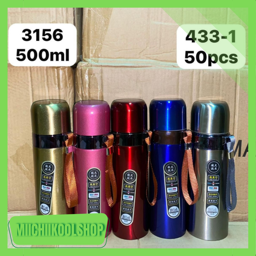 TERMOS MINI / TERMOS / BOTOL MINUM TUMBLER / TUMBLER TERMOS / TERMOS MURAH / TERMOS STAINLESS 500ML 