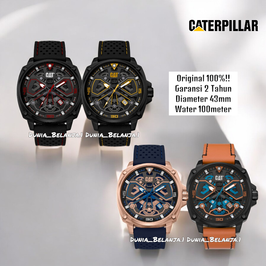 Original 100% Jam Tangan Pria Caterpillar CAT AJ.161.21.127 AJ.161.21.128 AJ.161.38.126 AJ.191.21.12