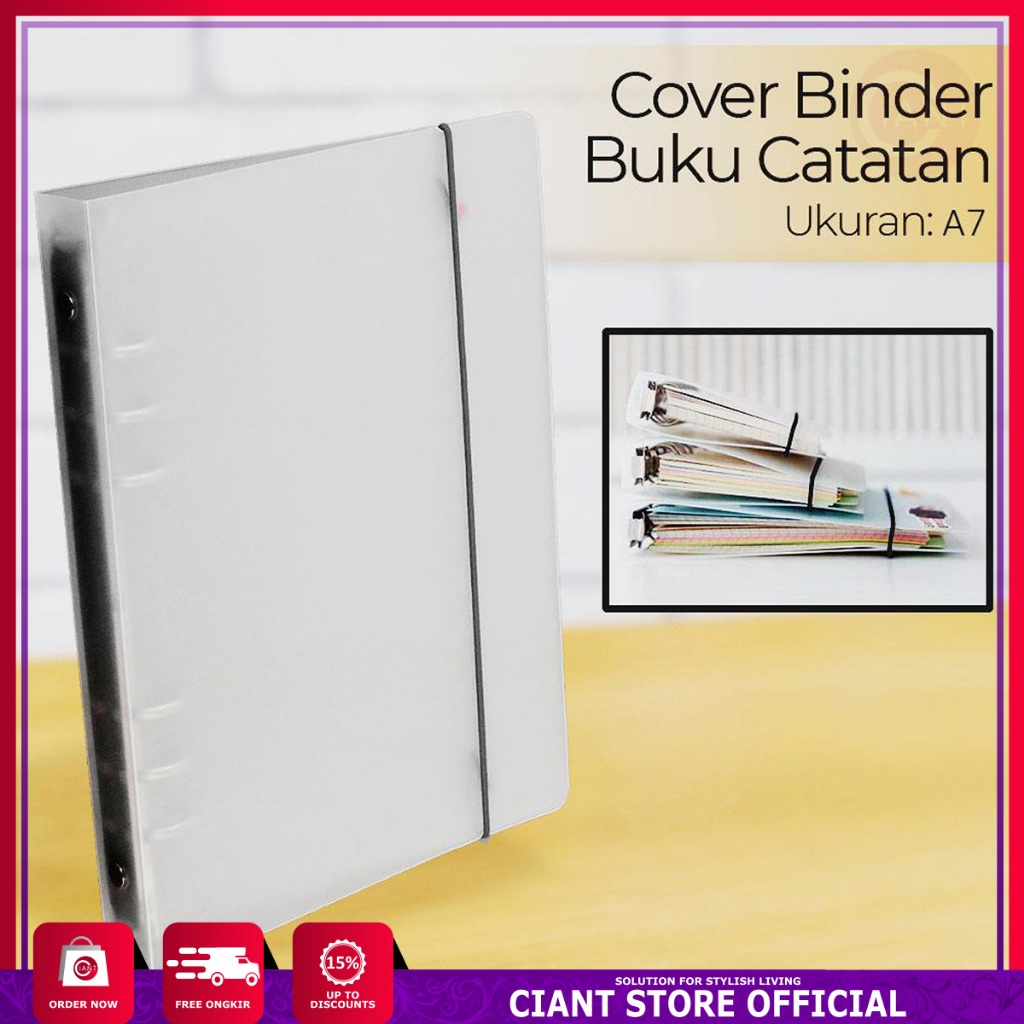 

BUKU HARIAN BINDER CATATAN NOTEBOOK JURNAL COVER SPIRAL RING SERBAGUNA