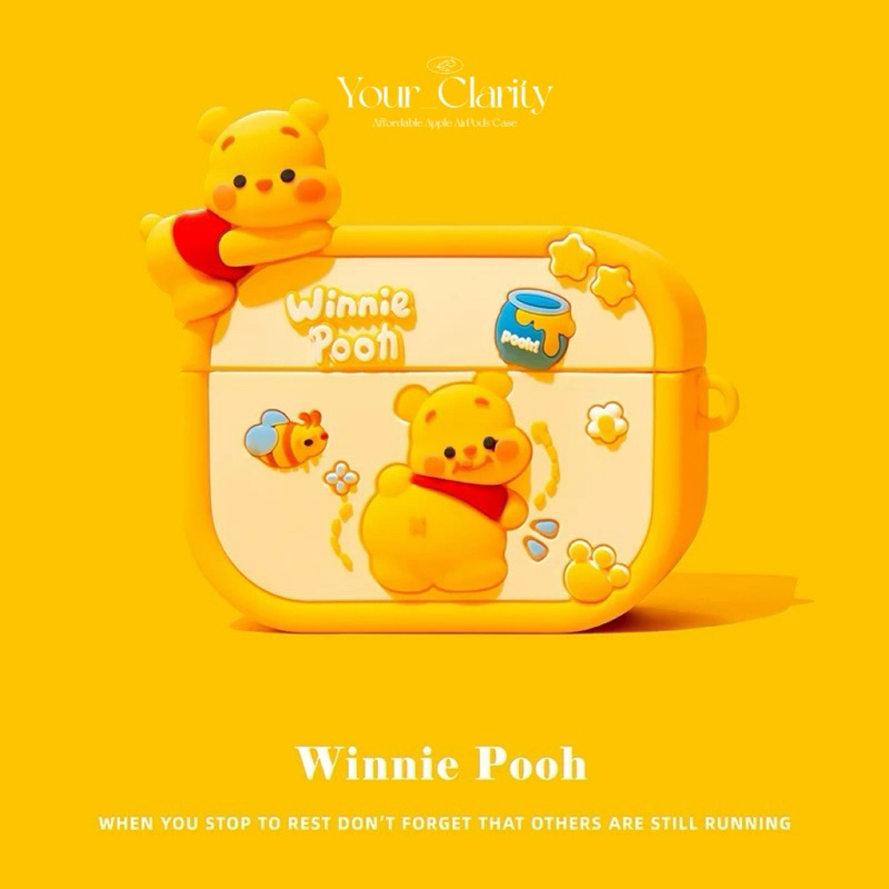 【Airpods Case】Airpods Gen 1/2/3 Airpods Pro 1/2 *Winnie The Pooh Box