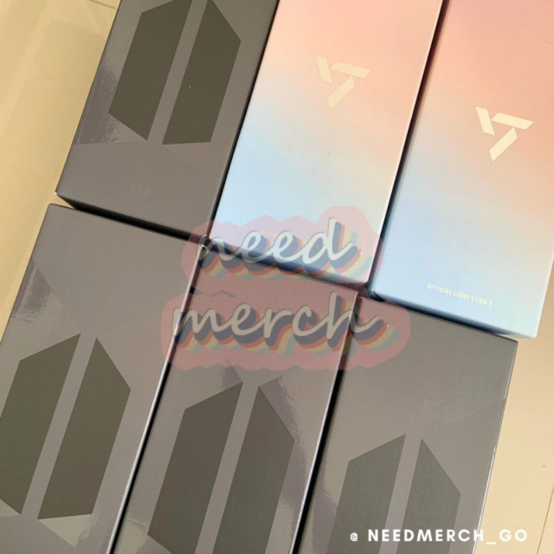 READY STOCK LIGHTSTICK SEVENTEEN VERSI 3 VER. 3 SEALED OFFICIAL WEVERSE SHOP