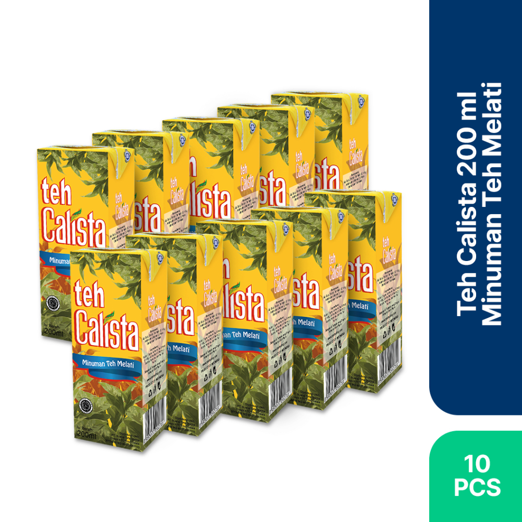 

MINUMAN TEH CALISTA AROMA MELATI 200ML | 10 PC