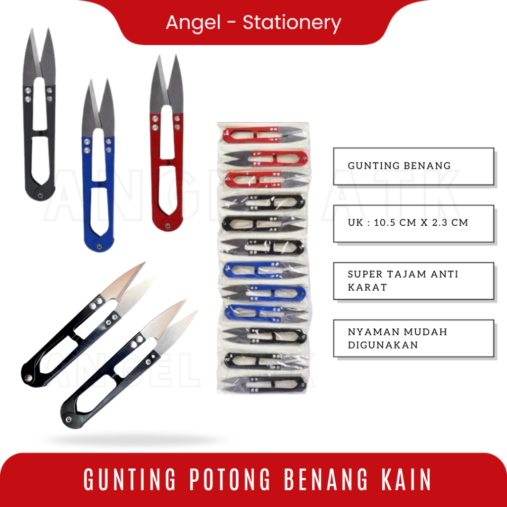 

Gunting Kecil / Isi 12 Pcs / Alat Cabut Benang / Gunting Benang Jahit / Untuk Kebutuhan Menjahit / Cekris Benang / Bisa COD / Atk Blessing