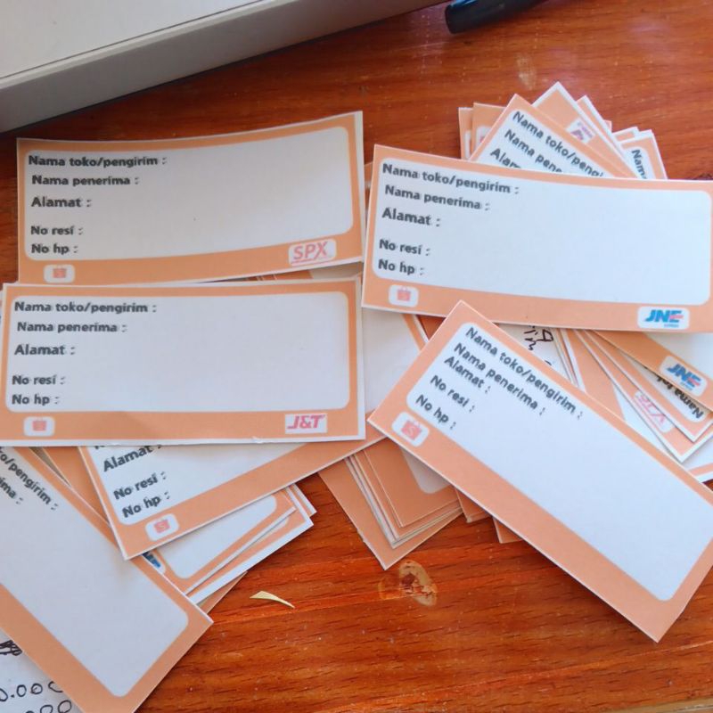 

Stiker HVS resi bisa custom