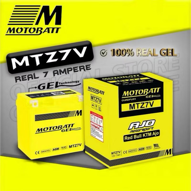 BATRAI MOTOBATT MTZ7V UNTUK AEROX 155 / AEROX OLD, NMAX 155 / NMAX OLD  , LEXI 125