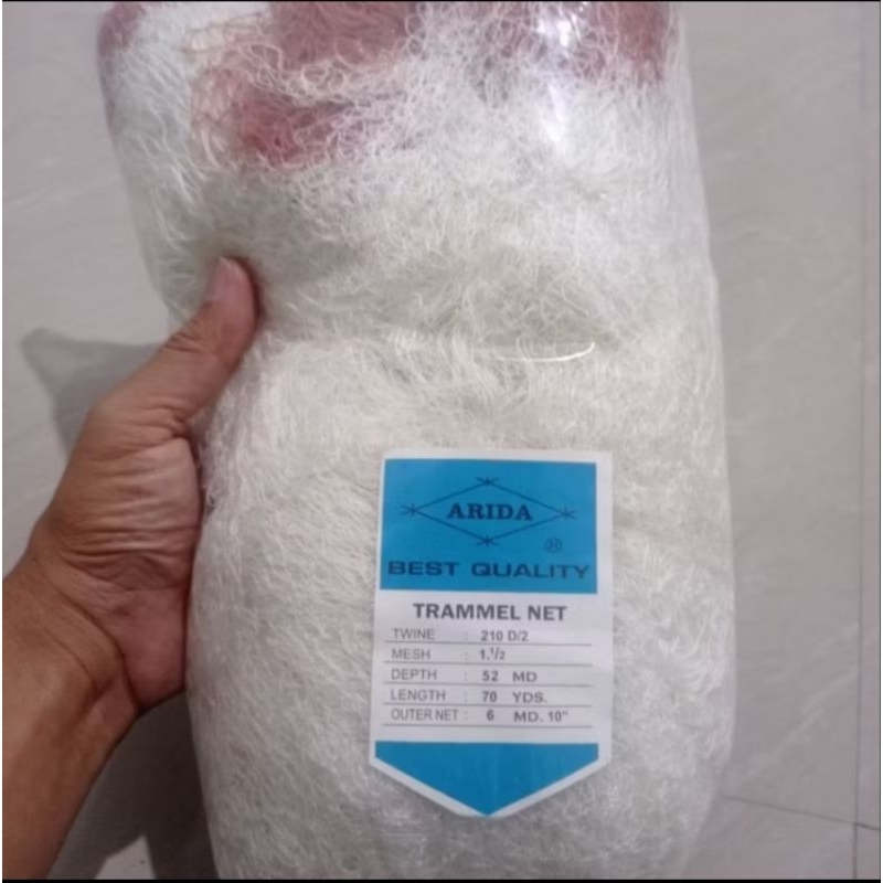 promo jaring udang 3 lapis arida luar dalam nilon