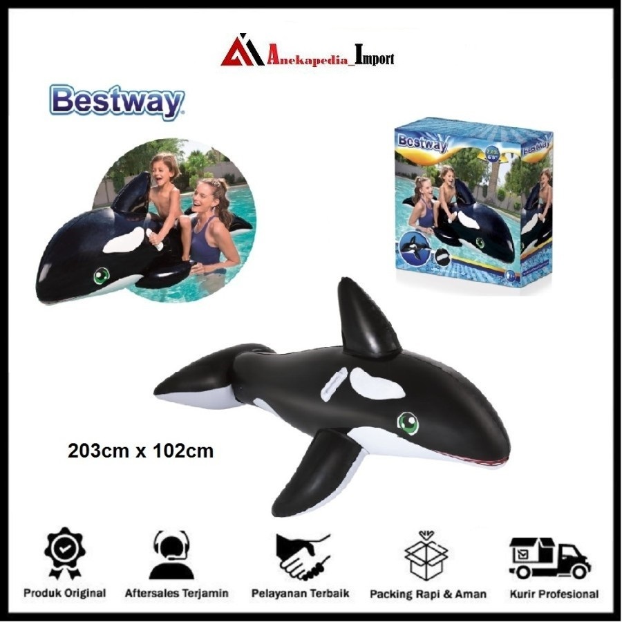 Bestway Pelampung Anak Ikan Paus Jumbo - Bestway 41009 - Pelampung - Pelampung Anak