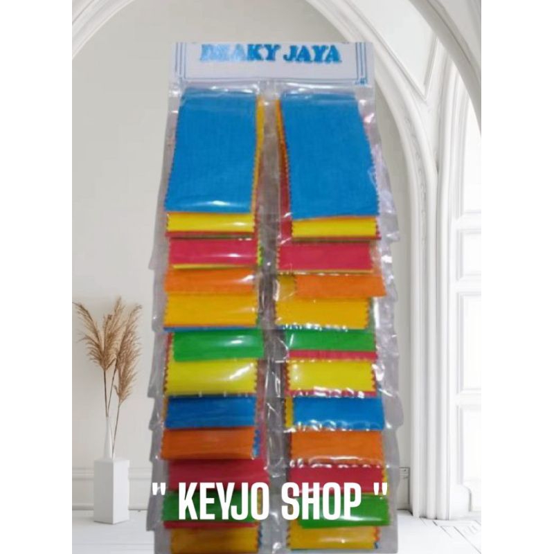 

Kertas Rumbai/ krep potong warna (1 renteng isi 24 pcs)