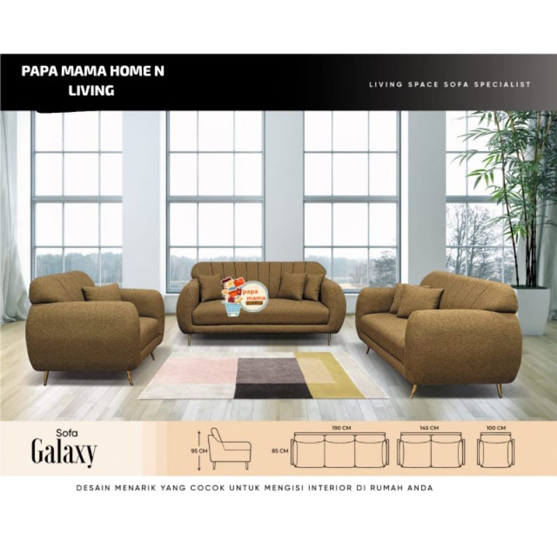 Set Sofa Tamu Minimalis - Sofa Tamu 321 Seater