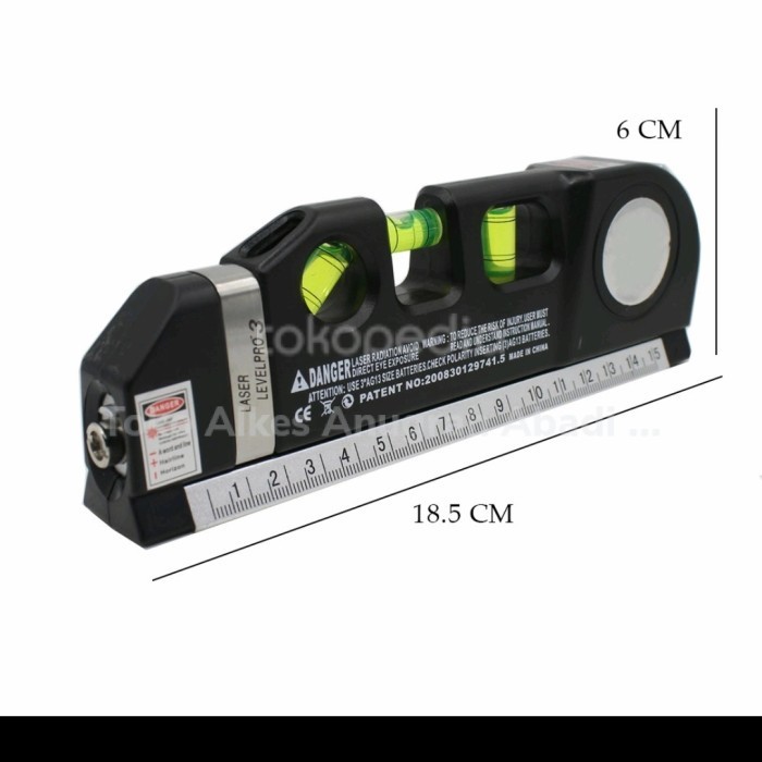Meteran Laser Waterpass 4 in 1 Laser Level Pro 3
