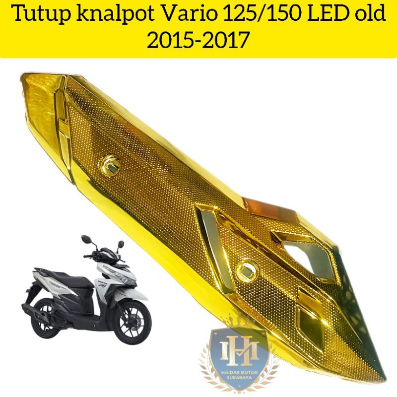 Tutup knalpot Vario 125/150 LED Old 2015-2017/cover knalpot Vario 125/150 LED old 2015-2017