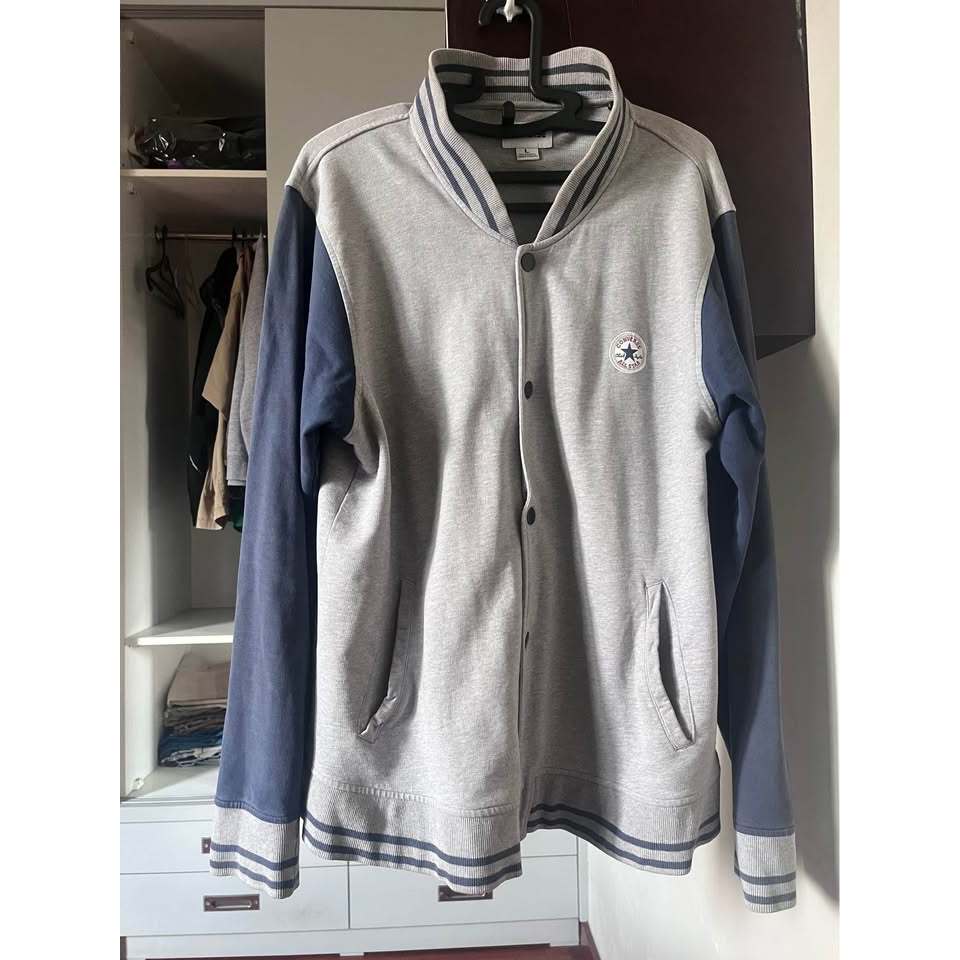 Converse Bomber Varsity Jacket Navy Blue Misty