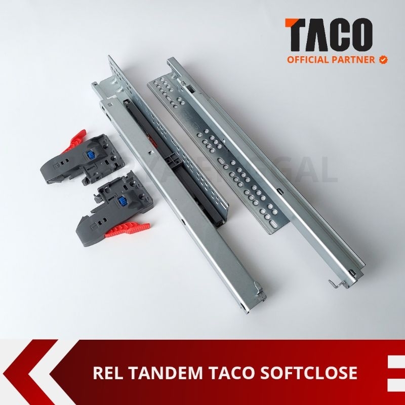 Rel Laci Tandem TACO Full Extension Slow Motion US 001 SC - Ukuran 30cm - 50cm