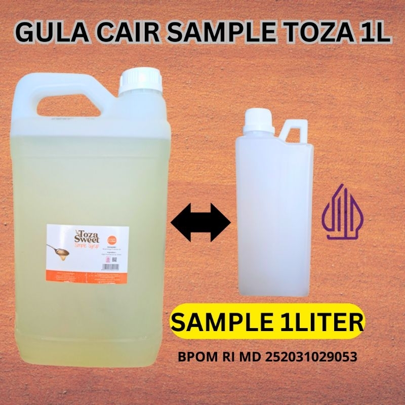 

Gula Cair 1Liter & Gula Aren Aromanis // Simple syrup Toza Repack 1Liter