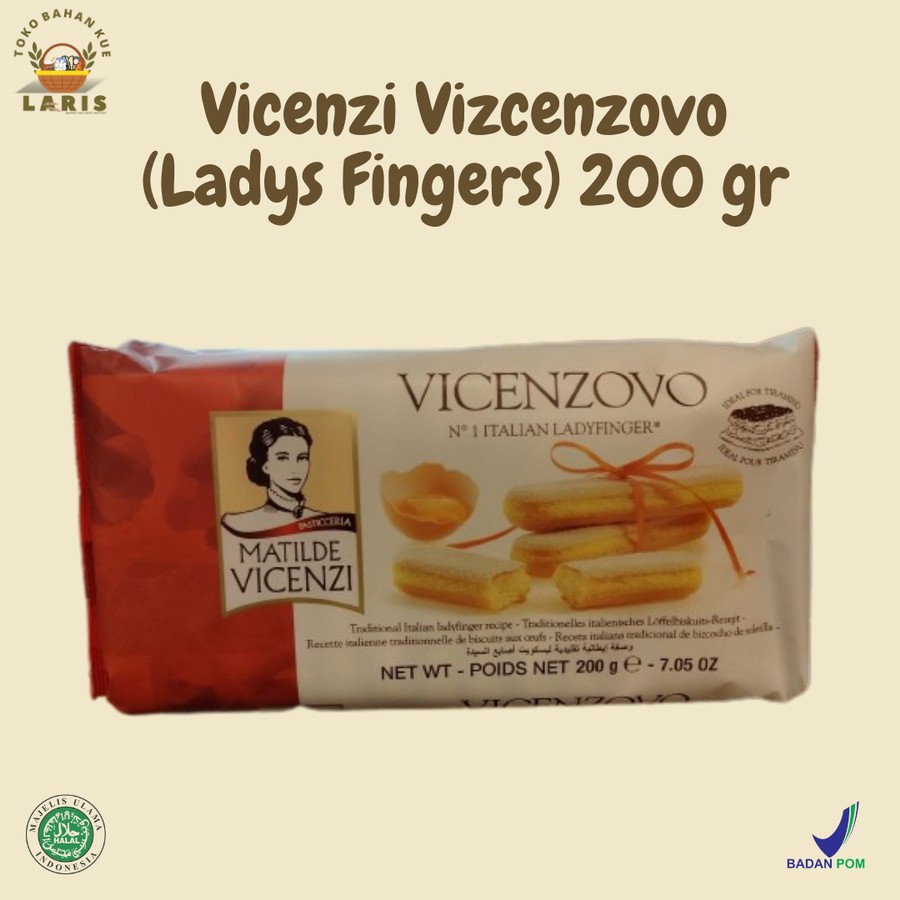 

VICENZI VICENZOVO / LADYS FINGERS 200 GRAM