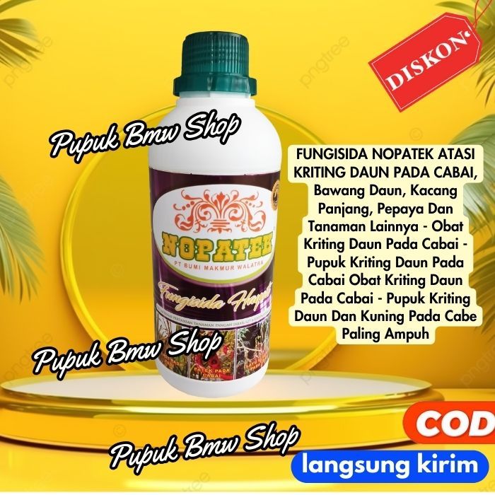 FUNGISIDA NOPATEK ATASI KRITING DAUN PADA CABAI, Bawang Daun, Kacang Panjang, Pepaya Dan Tanaman Lai