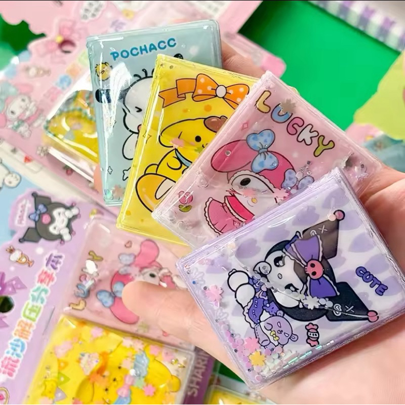 

SAKHA- 2 IN 1 NOOTEBOOK SANRIO WATER GLITER MINI | NOTEBOOK MINI SANRIO