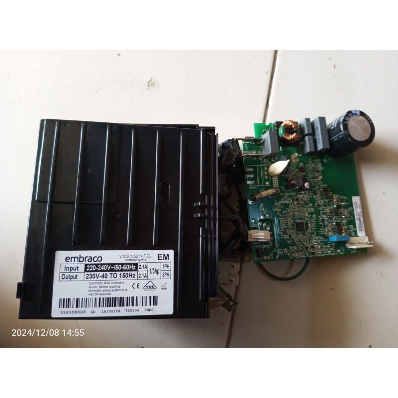 Modul pcb kulkas inferter embraco VCC3 2456 14 F 76 original