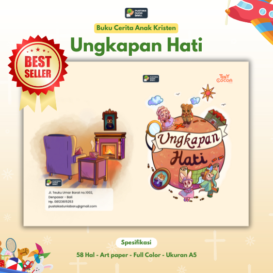 Buku Cerita Anak Kristen - Ungkapan Hati - Pustaka Dunia Baru - Buku Anak Rohani - Buku Cerita