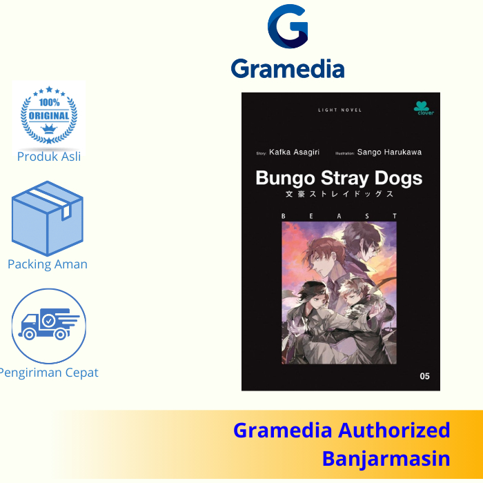 Gramedia Banjarmasin - Bungo Stray Dogs 5 - Beast