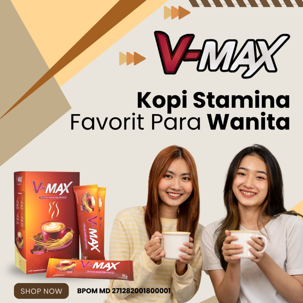 

KOPI VMAX Kopi Coklat Penambah Stamina Wanita Dewasa Kopi Wanita Tahan Lama Rasa Cokelat Original