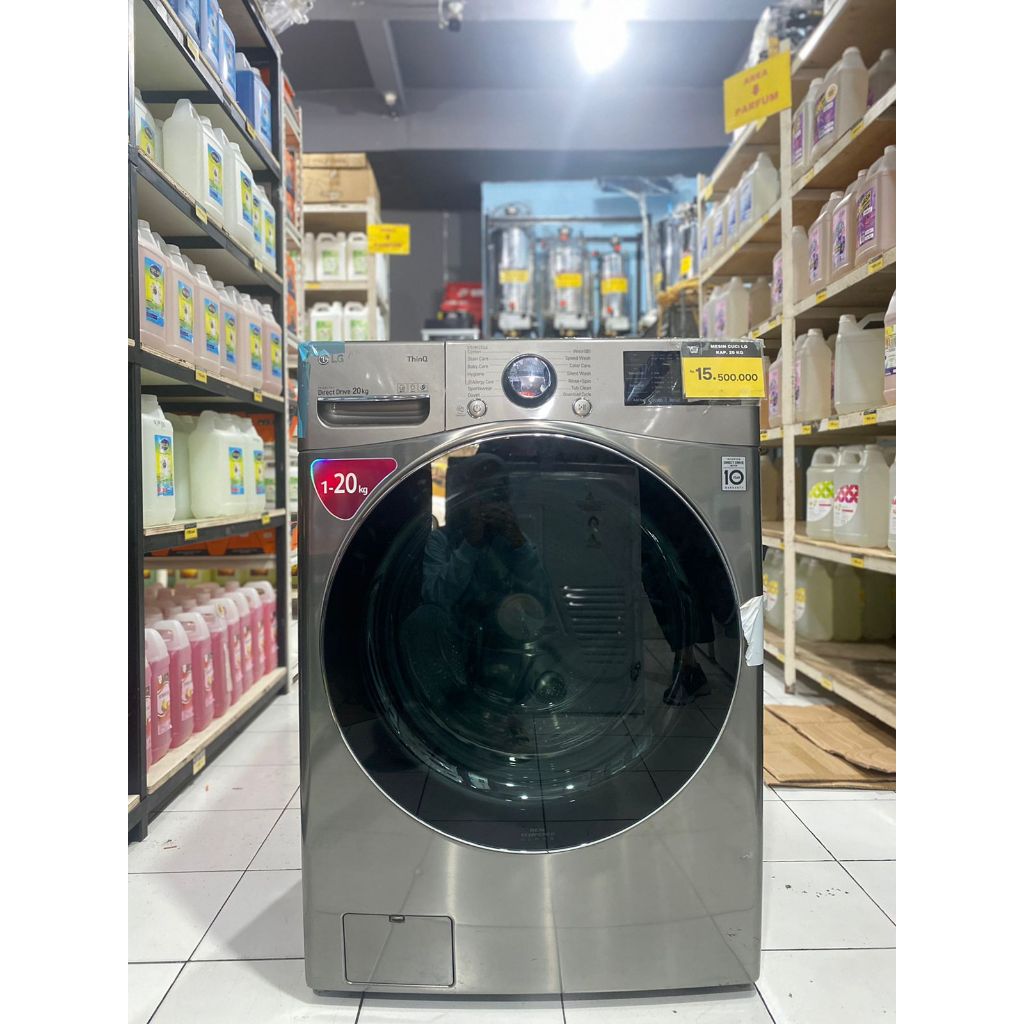 MESIN CUCI FRONT LOADING LG 20 KG
