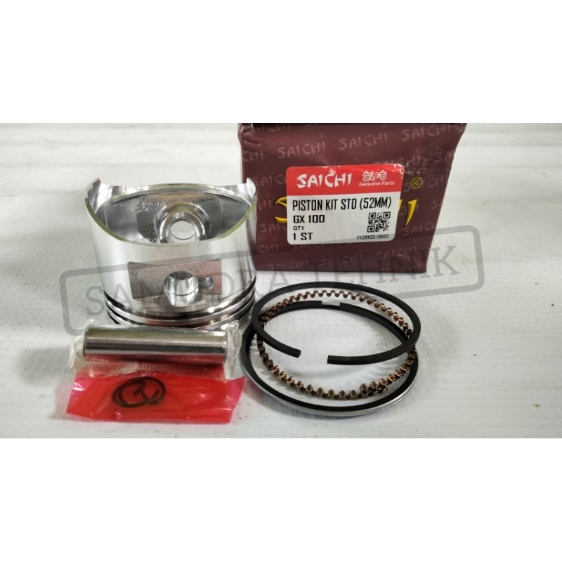 Piston Ring Seher Set Komplit Assy 52mm Water Pump Alkon Pompa Sedot Air Mini 1" 1.5" WP10 WP15 GX10
