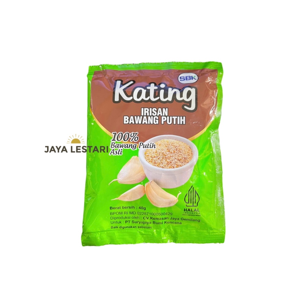 

Kating Irisan Bawang Putih (40g)