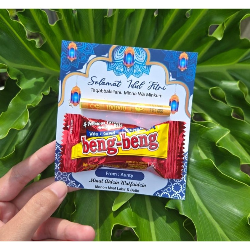 

[COD] Amplop THR Lebaran Snack + Uang Gulung Roll Custom Nama FREE DESIGN