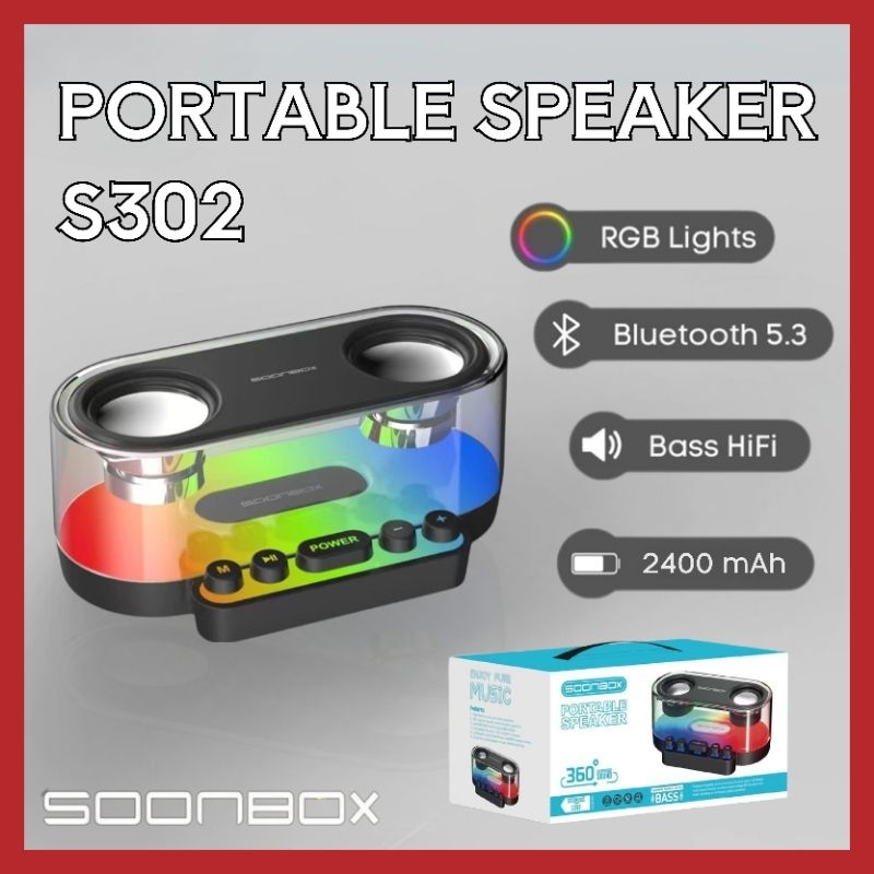 SPEAKER BLUETOOTH SOONBOX S302