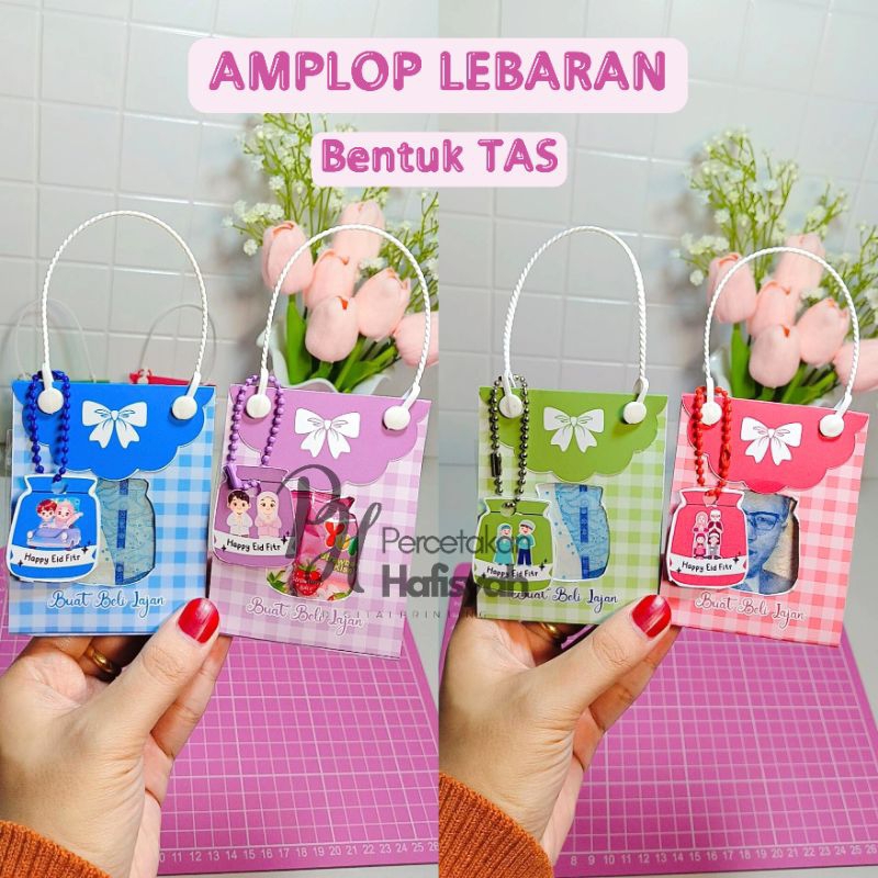 

AMPLOP LEBARAN TAS | AMPLOP LEBARAN UNIK ISI 4 PCS