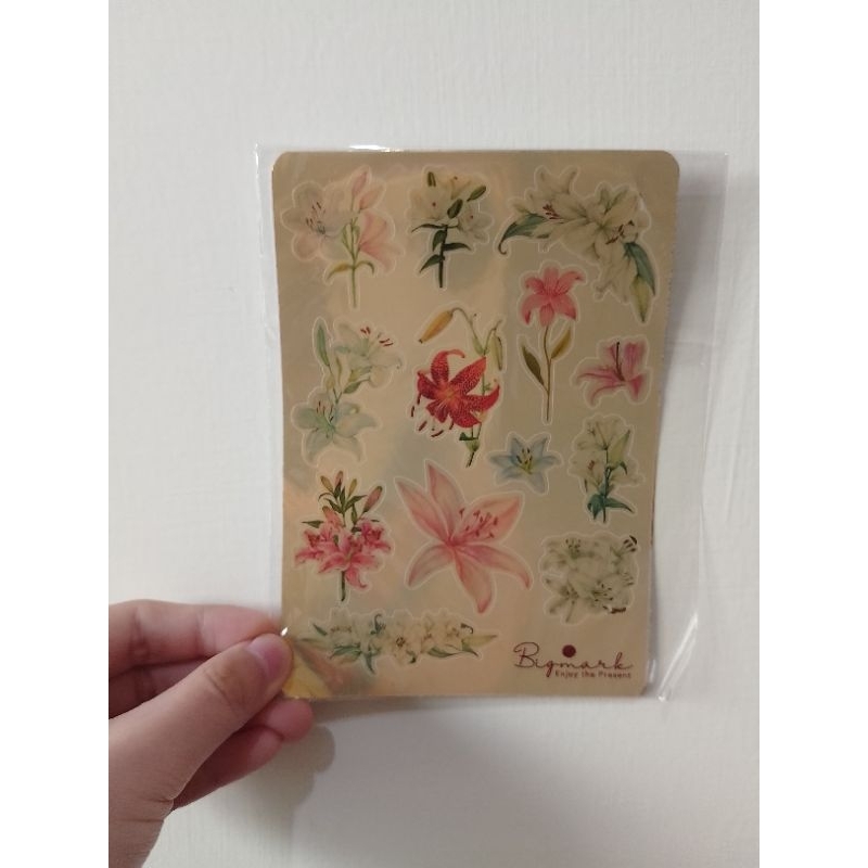 

Sticker Floral varian B warna emas