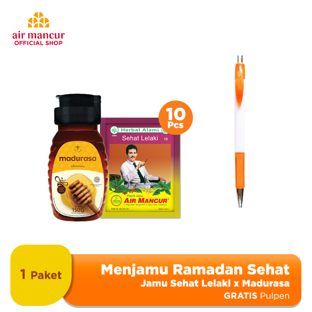 

Menjamu Ramadan Sehat - Jamu Sehat x Madurasa 150gr Free Pulpen