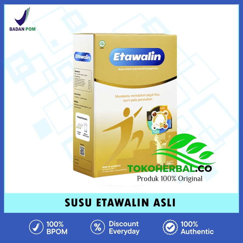 

Etawalin Asli 100% Original - Susu Herbal Atasi Nyeri Sendi & Tulang Pegal Linu Rematik
